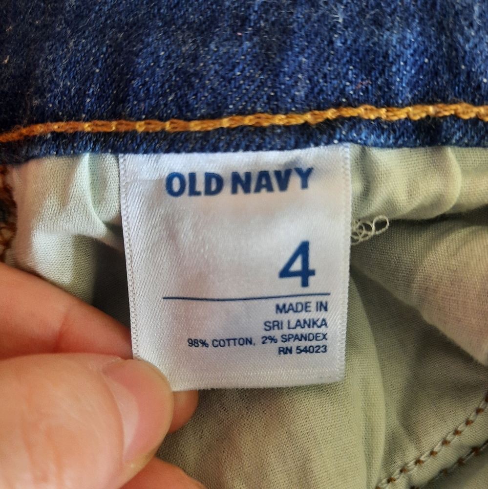 Old Navy High Rise Denim Pencil Skirt, Size 4, NWT - Picture 4 of 8
